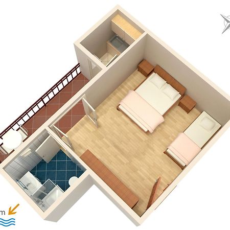 Apartments And Rooms With Parking Space Brela, Makarska - 6895 Esterno foto